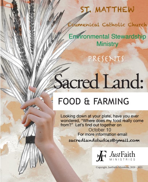 Sacred Land Food & Farming Class · Saint Matthew Ecumenical Catholic